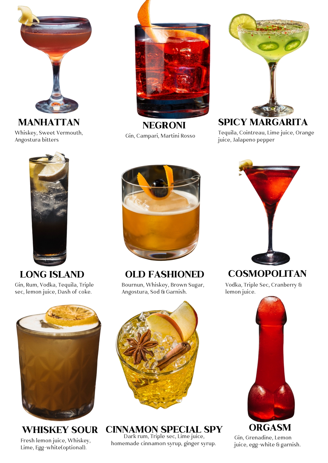 April updated menu